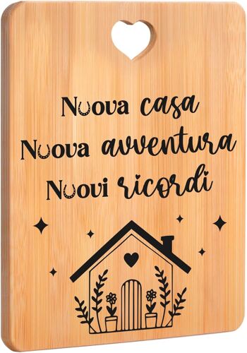 Cadeaux Pour Maison Neuve, Planche À Découper En Bambou, Idées Cadeaux Maison Neuve, Cadeaux Pour La Maison, Cadeaux Pour La Nouvelle Maison Pour La Famille, Les Parents, Les Amis Et Les Collègues.