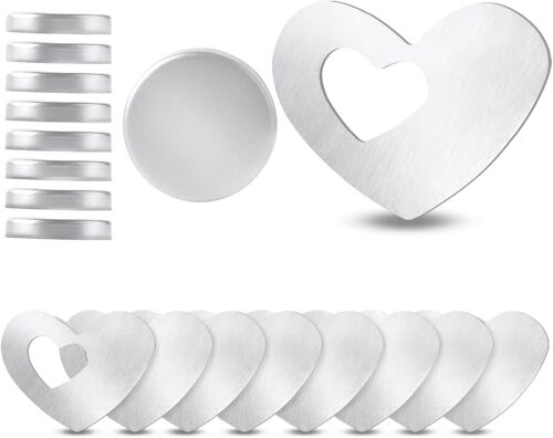 Chenquansarl-8 Pièces De Lest De Nappe Magnétique, Extra Lourd Support De Nappe Magnétique,Motif Coeur Poids De Nappe En Acier Inoxydable Pour Nappe Rideaux