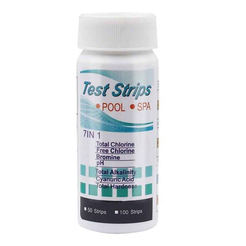 Bandelette De Test De Ph Pour Piscine,7 En 1,Valeur D'inine Combinée,Test D'alcalinité,Ph Mètre,Nettoyeur De Piscine D'aquarium,Testeur, - Type 100pcs