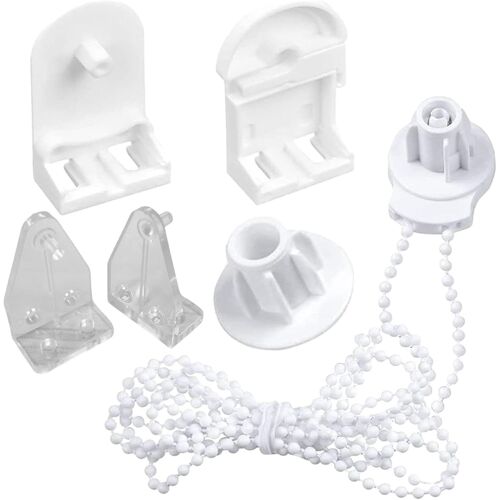 Store Enrouleur De Rechange En Plastique Sans Danger Pour Les Enfants,Accessoires De Store Enroulable De 25 Mm,Accessoires De Store Avec Crochets De Positionnement Pour Tringles À Rideaux,