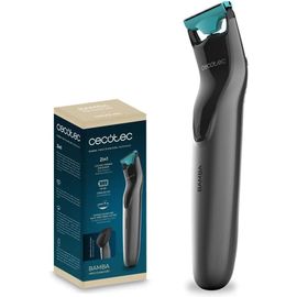 Letnerny-Tondeuse 2 En 1 Bamba Precisioncare Oneshave, Rasoir Et Tondeuse Sans Fil, Autonomie De 45 Minutes, Lames En Acier Inoxydable Et Peigne Réglable