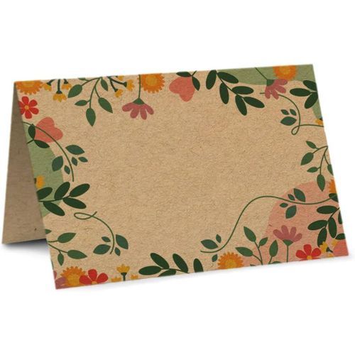 LETNERNY-Marque Place Mariage, Décoration Mariage Et Baptême, 50 Pièces A7, Idéal Pour Deco Mariage Et Marque Place, Pour Un Mariage Élégant Et Raffiné