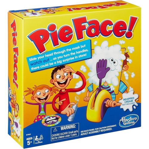 MDY-Hasbro Jeux b7063100 ¿ Pie Face, Party Jeu