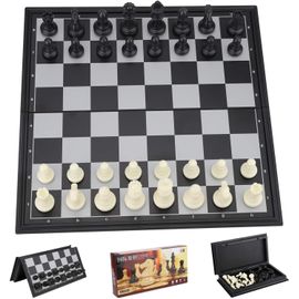 Jeu D'échecs,Echec Magnétique En Echec Deluxe,Pliable Echecs Magnétique Coffret Éducatif Jeu Pour Voyage Pour Enfants À Partir De 6 Ans Et Adultes (25cm X 25cm).