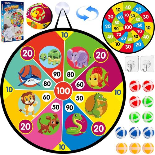 Mdy-Disque De Fléchettes Jeux Pour Enfants A Partir De 4 Ans, Animaux Halloween Basket-Ball Dinosaure Planète Noël Jeu De Fléchettes, Jeu De Lancer Jeu De Fléchettes Cadeaux Pour 3-10 Garçon, Fille