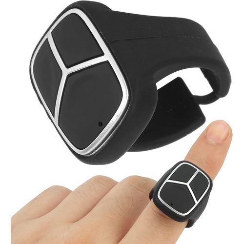 LETNERNY-Mini Télécommande, Bt App Page Turner, Appareil Photo Rechargeable Enregistrement Vidéo À Distance Tiktok Défilement Ring Clicker, Avec Voyant Lumineux