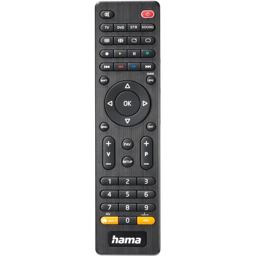 SUBZONAL-Télécommande Universelle TV pour 4 appareils (Infrarouge, Bouton Intelligent, portée de 10 m, idéale par Exemple pour TV, Lecteur DVD, magnétoscope, récepteur, Set Top Box, préprogrammée) No