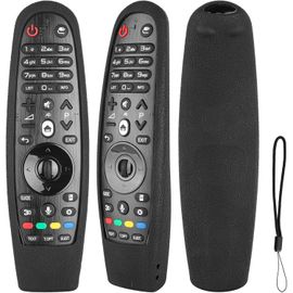 LETNERNY-Coque Télécommande En Silicone Compatible Avec Lg Akb75855501 An-Mr20Ga An-Mr650A Akb75075301 An-Mr600 An-Mr650 An-Mr18Ba An-Mr19Ba Tv Télécommande Housse De Protection Antichoc Avec Un Cord