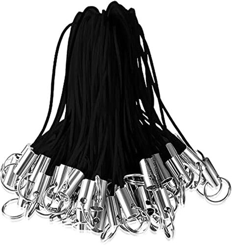 80pcs Mobile Phone Cord Clip Chain Transport Mp3 Usb Key Holder Id Badge Holder Lanyard Cell Phone Lanyard Necklace With Clasp Phone Key Jewellery Making