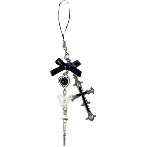 KAL-Kawaii - Mignon - Porte-Clés - Cordon - Cordon - Noir - Chaîne - Chaîne - Cordon - Chaîne - Cordon - Y2K - Accessoires Pour Porte-Clés Avec Pour