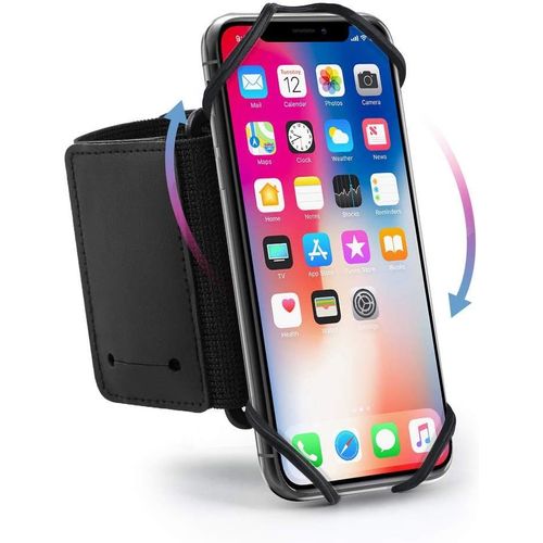 CMJAAGUR-Brassard Sport Compatible Pour Smartphone, 360° Rotation Universel Brassard De Poignet Et Bras Avec Sangle Réglable Compatible Pour 4,0-6,5 Pouces Smartphones[M624]