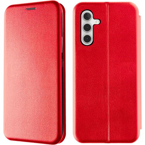 Coque Pour Samsung Galaxy A14 5g /4g, Protection Housse En Cuir Pu, Fonction Support, Fermeture Magnetique, Compatible Avec Samsung Galaxy A14 5g /4g, Plusieurs Couleurs Disponible (Rouge)