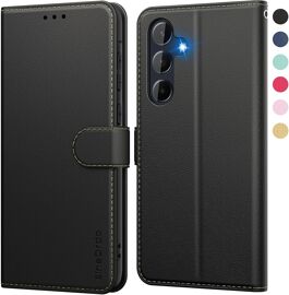 acdsgd-Coque pour Samsung Galaxy A55 5G Étui Protection à Rabat,Pochette de Portefeuille Antichoc Clapet Housse en Cuir Case, Noir