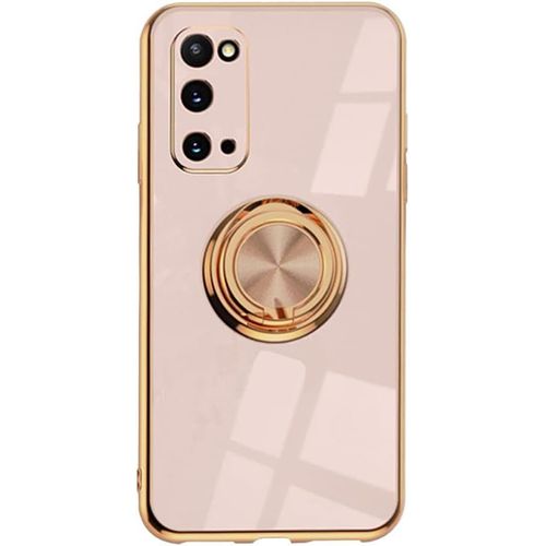 KAL-Coque De Protection Pour Samsung Galaxy Note10 Pro, Téléphone Portable En Silicone Tpu Avec Anneau De Support À 360° - Support Magnétique Pour Voiture, Protection Antichoc