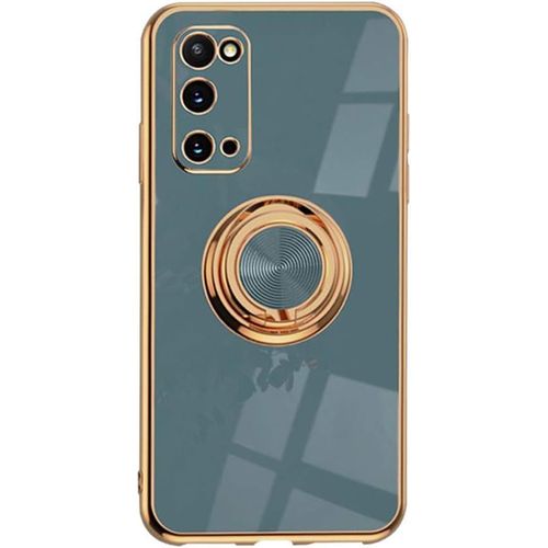 KAL-Coque De Protection Pour Samsung Galaxy Note10, Téléphone Portable En Silicone Tpu Avec Anneau De Support À 360° - Support Magnétique Pour Voiture, Protection Antichoc