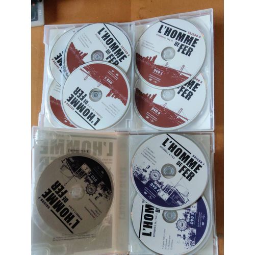 2 Coffrets Dvd L'Homme De Fer Saisons 7 Et 8 Comm Neuf