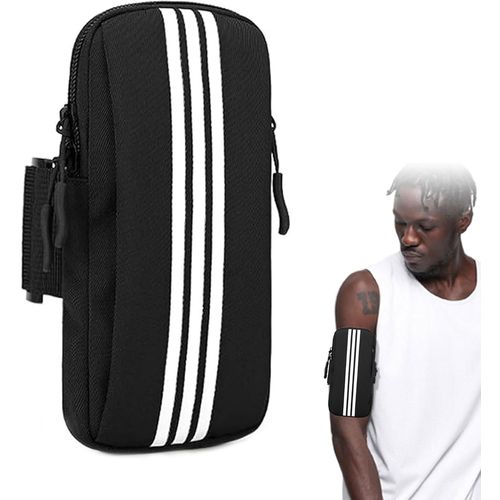 Senior-Sac À Bras Pour Téléphone Portable, Bracelet De Jogging, Sac De Sport, Sac De Course Support De Téléphone Portable, Bras De Jogging Brassard Pour Smartphone Mp3, Fitness, Course À Pied, Gy[L1312]