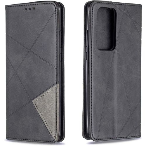 Coque Pour Huawei P40 Pro, Housse Portefeuille En Cuir Etui De Protection Avec Slim Tpu Silicone Bumper Antichoc Magnetique Flip Case, Porte Cartes Avec Fonction Support Cover (Noir)