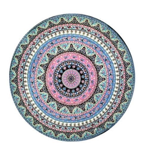 Rond Plage Jeter Tapisserie Impression Pique-Tapis Plage Couverture Tapisserie