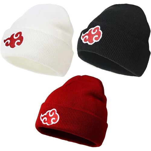 Bonnet En Tricot Chapeau D'hiver Red Cloud Pour Femme (Paquet De 3)