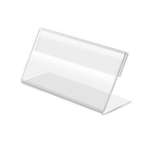 50pcs Signe Affichage Holder Prix Bureau Nom Carte De Visite Information Étiquette Étiquette Compteur