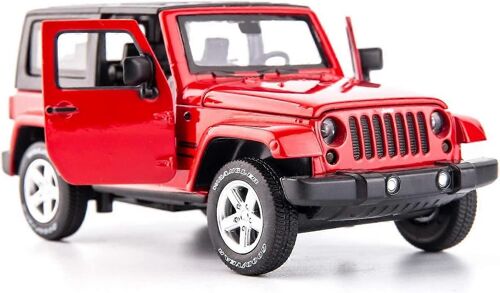 Nouveaux produits en 2023,Miniature miniature de voitures Voitures jouets,Wrangler 1:32 Alloy Pull Back Toy Car avec son et lumière