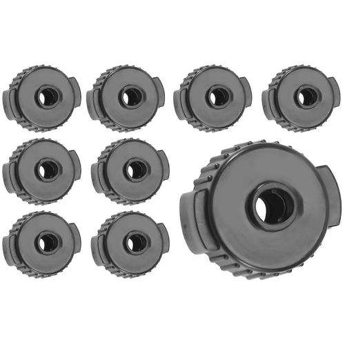 9pcs Abs Drum Set Écrous À Dégagement Rapide Cymbale Assemblage Rapide Drum Mate Accessoires De Remplacement