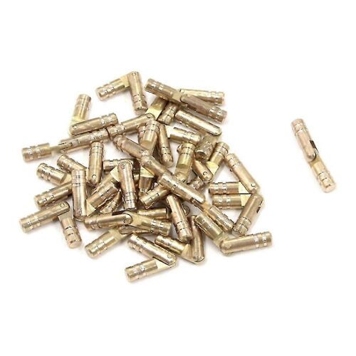 40Pcs en laiton dissimulé charnières de baril bijoux boîtes en bois armoire charnière de meuble invisible 4X20mm
