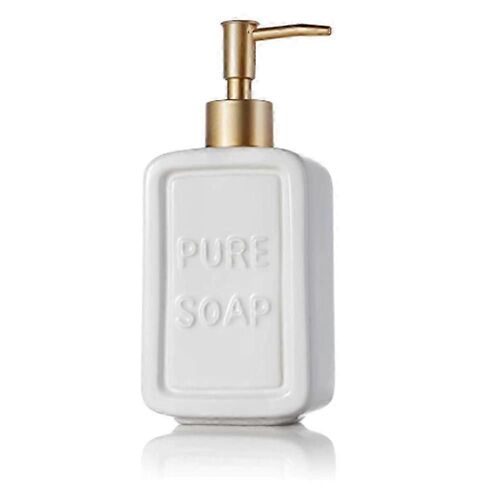 distributeur de savon en céramique,liquide de lavage des mains rechargeable,détergent à vaisselle,lotion,pour salle de bain,cuisine et