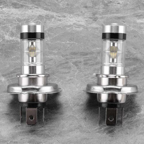2pcs Haute Puissance Led H4 Hb2 9003 Ampoule 100w 20led Voiture Brouillard Lampe Phares 6000k