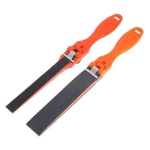 2pcs Papier De Verre Sculpture Bois Papier De Verre Règle Plastique Bijoux Outil De Polissage Tige Abrasive Broyeur Tige Porte-Tige