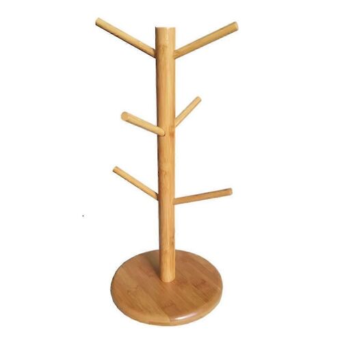 Forme D'arbre Bois Café Thé Tasse De Rangement Support De Support De Cuisine Maison Tasse D'affichage Suspendu Drinkware