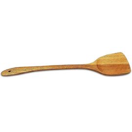 Spatule En Bois Pour Wok - 15,35 Pouces De Long Main - Spatule En Bois Parfaite Pour La Cuisson Et Le Sauté - Premium