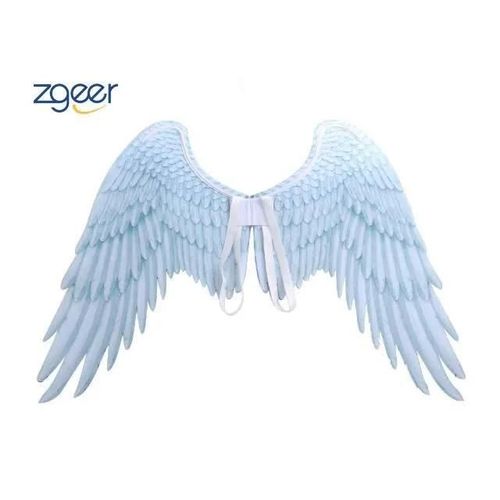 Ailes D\'ange Blanc Halloween Unisexes - Zgeer - Taille 105cm - Poids 233g