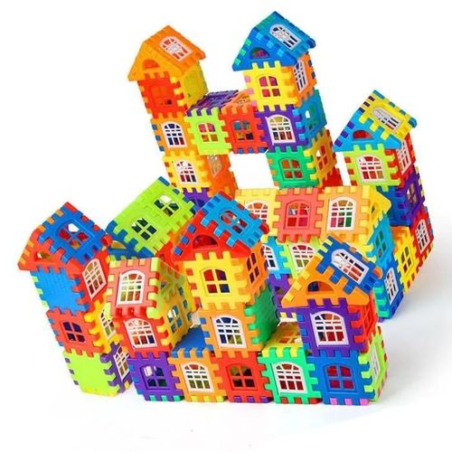 Vvikizy Jeu de construction de maison pour tout-petits - Jouet éducatif pour garçons et filles de 3 à 6 ans