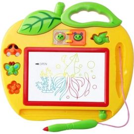Ardoise Magique - Mini Jeux - Petit Format - 4 Couleurs - Tampons Inclus - Pour Enfants 3 Ans