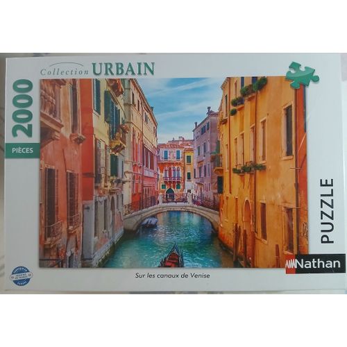 Puzzle 1000 pièces Sur les canaux de Venise