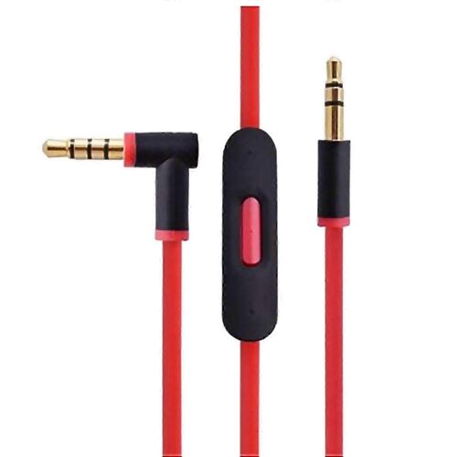 Câble audio de remplacement pour casque Beats by Dr Dre avec micro en ligne pour Studio/Executive/Mixr/Solo/Wireless/Pro