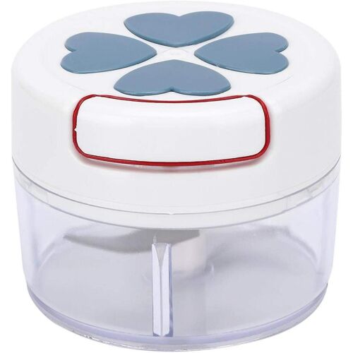 Mini Hachoir Manuel Pour Aliments Ménage Pull Food Ail Gingembre Avec Bol Transparent Vegetable Ch