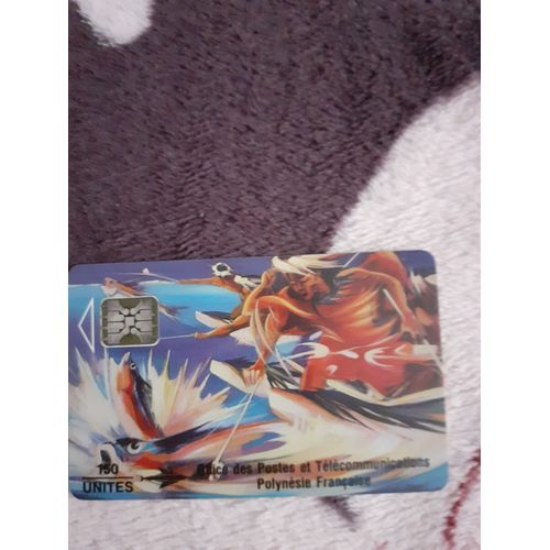 Télécarte Polynésie Française "La Pèche Aux Cailloux" 150 Unités Phonecote Pf14ab