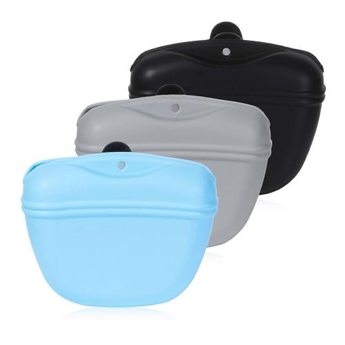 3 Pcs Pochette De Friandises Pour Chiens,Pochette De Friandises En Silicone,Formation Pour Chiots Pour Animaux De Compagnie,Poche De Friandises De Collation,Nourriture