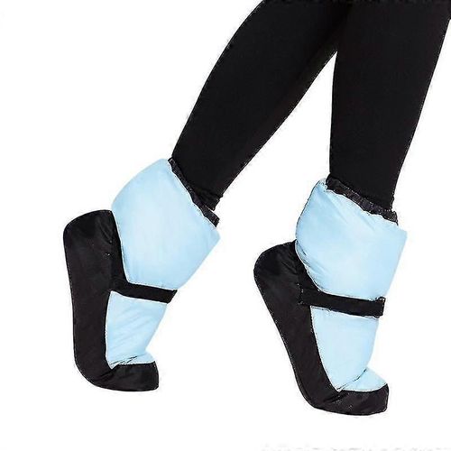 Chaussures De Danse De Ballet Chaudes Et Rembourrées Pour Femmes Bottes D'exercice Courtes En Coton