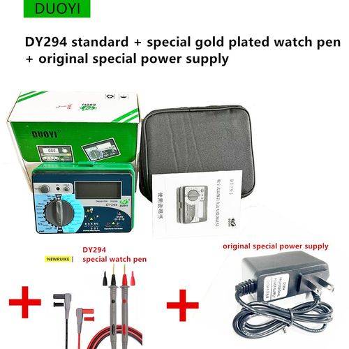 Analyseur de transistor numérique multifonction,testeur,semi-conducteur,diode,triode,barrage,tension AC DC,puzzles itance FET,DY294 - Type power plus cable