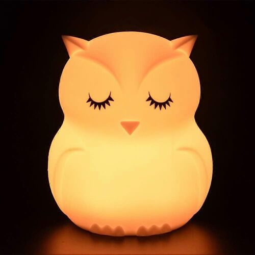 Veilleuse Colorée Pour Enfants, Lampe De Nuit Led Touch Light, Lampe Rechargeable Usb 9 Couleurs, Lampe En Silicone, Lampe De Chevet, Atmosphère Lumineuse, Éclairage Intérieur,
