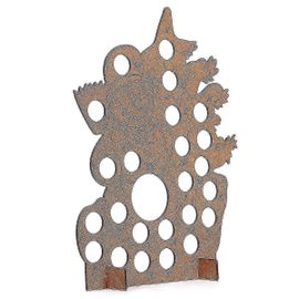 Calendrier de l'Avent de Noël en bois bonhomme de neige Chocolats Orange Boîte de rangement Décorations cadeaux de Noël