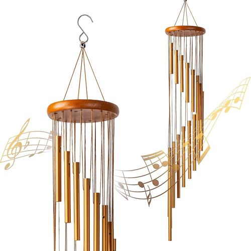 Carillon éolien extérieur,carillon éolien 36 ""avec tube en alliage d'aluminium 18,carillon éolien extérieur