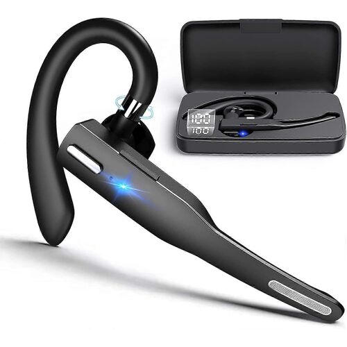 Écouteur Bluetooth pour téléphone portable,casque Bluetooth avec microphone compatible avec les téléphones Android et l'iPhone. Mains libres sans fil avec réduction de bruiti