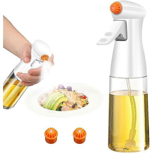 Spray D'huile De Cuisine 200 Ml, Vaporisateur D'huile D'olive Pour Friteuse À Air, Flacon Pulvérisateur D'huile De Cuisson En Verre De Qualité Supérieure Pour Grillades, Pâtisseries Et Salades