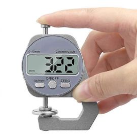 Micromètre électronique rond Grand indicateur d'épaisseur numérique LCD