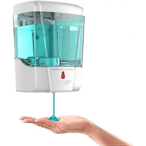 Distributeur de savon à piles de 700 ml avec capteur infrarouge automatique sans contact pour la cuisine
